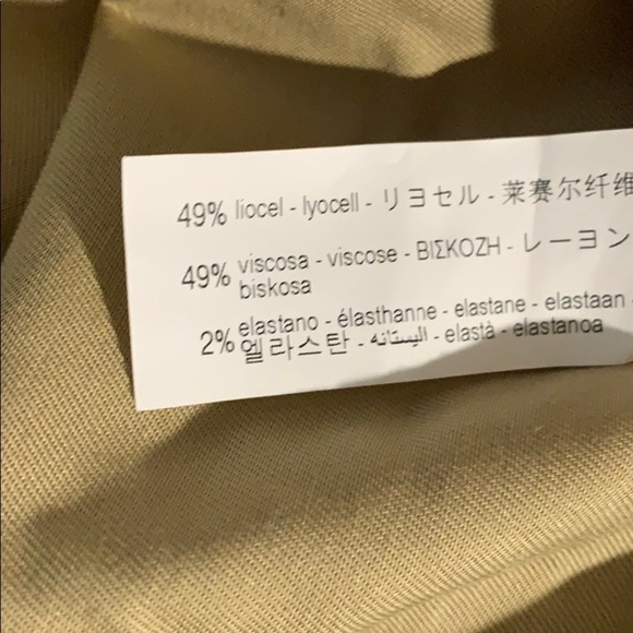 NWT. Zara Tan Oversized Trench Coat Size S-M. - Picture 10 of 11